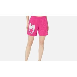 Starter Women's Logo Mesh Short, Exclusive, Power Pink, Small.   (1156)